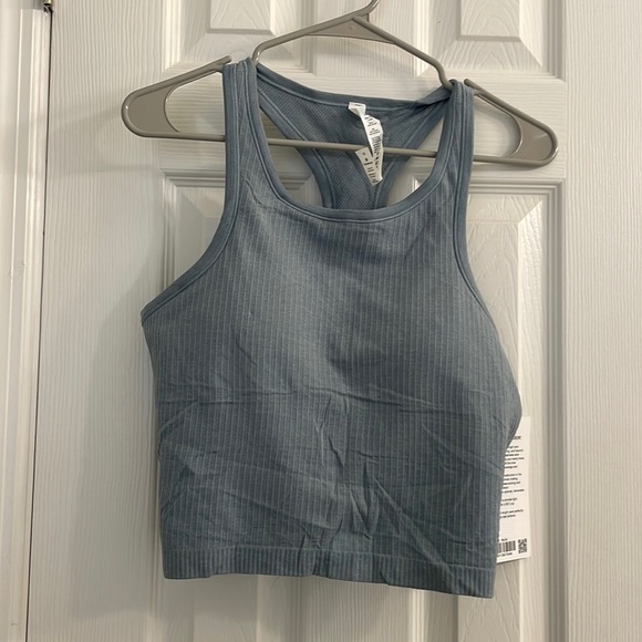 Lululemon Ebb To Street Racer Crop Tank size 10 NWT - Picture 1 of 3